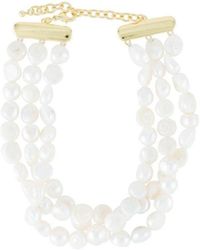 Cult Gaia - Nora Pearl-Embellished Choker Necklace - Lyst