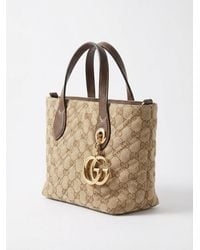 Gucci - Small Gg Marmont Supreme Double G Tote Bag - Lyst