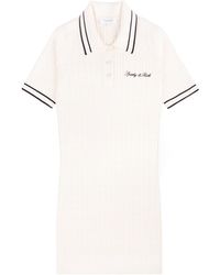 Sporty & Rich - Short-Sleeve Knitted Dress - Lyst
