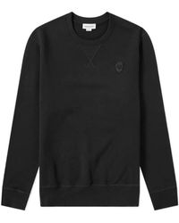 McQueen - Round Collar Long Sleeve Sweater - Lyst