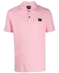 Paul & Shark - Pique Knit Polo Shirt - Lyst