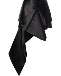 JW Anderson - Cross-Drape Mini Skirt - Lyst