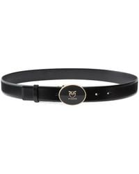 Pinko - Logo Detailed Buckled Belt - Lyst