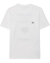 Zadig & Voltaire - Tommy Logo T-Shirt - Lyst