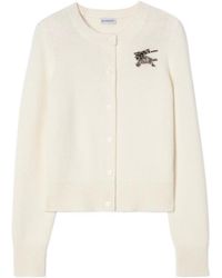 Burberry - Wool-Cashmere Ekd Cardigan - Lyst