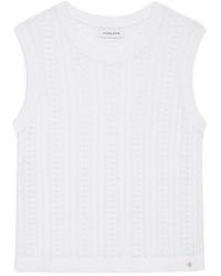 Anine Bing - Moni Sleeveless Knitted Top - Lyst