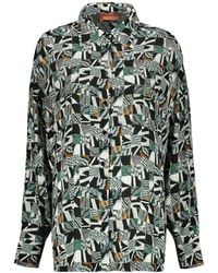 Missoni - Geometric Print Button-Up Shirt - Lyst