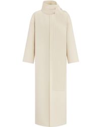 Dior - Coat With Scarf Collar - Lyst