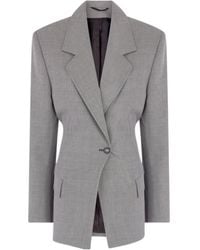 The Attico - The Single-Breasted Tailored Blazer - Lyst