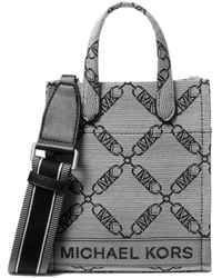Michael Kors - Gigi Logo Jacquard Extra-Small Crossbody Bag - Lyst