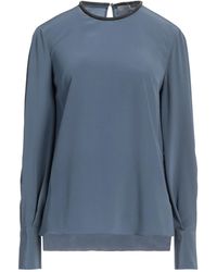 Brunello Cucinelli - Solid Color Long Sleeve Top - Lyst