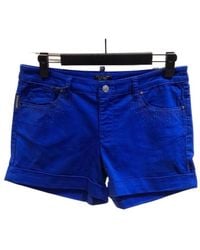 Armani Jeans - Waistband Denim Shorts - Lyst
