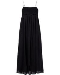 Posse - Danielle Lace-Trimmed Cotton Midi Dress - Lyst