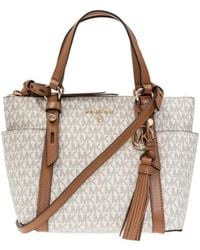 MICHAEL Michael Kors - Sullivan Logo Plaque Small Tote Bag - Lyst