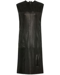 Maison Margiela - Leather Midi Dress - Lyst