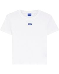 BOSS - Solid Color T-Shirt - Lyst