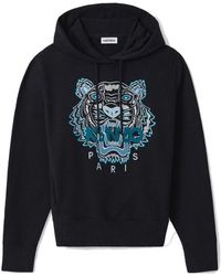KENZO - Tiger Logo Hoodie - Lyst