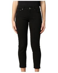 Dondup - Logo Denim Jeans - Lyst