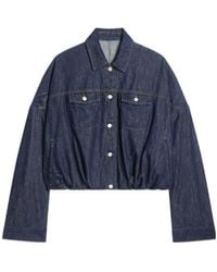 Dries Van Noten - Cocoon Shaped Denim Jacket - Lyst