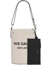 Saint Laurent - Rive Gauche Bucket Bag - Lyst