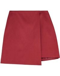 By Malene Birger - Draped Mini Skirt - Lyst