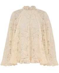 Zimmermann - Carousel Lace Angel Blouse - Lyst