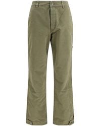 Off-White c/o Virgil Abloh - Button Detailed Straight Leg Pants - Lyst