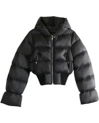 Rick Owens - Hooded Cropped Jacket - Lyst