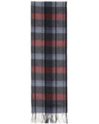 Ferragamo - Plaid Detail Scarf - Lyst