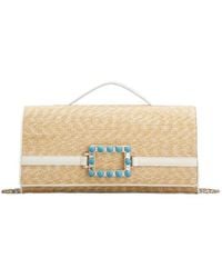 Roger Vivier - Belle Vivier Buckle-Detail Tote Bag - Lyst