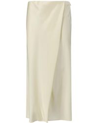 KHAITE - A-Line Midi Skirt - Lyst