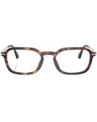 Persol - Geometric Frame Plain Mirror - Lyst