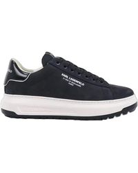 KARL LAGERFELD - Kapri Lug Logo Low Sneakers - Lyst