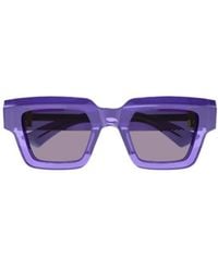 Bottega Veneta - Eyewear Square Frame Sunglasses - Lyst