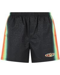 CASABLANCA - Heat Map Monogram Swim Shorts - Lyst