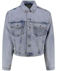 Entire studios - Shrunken Denim Jacket - Lyst