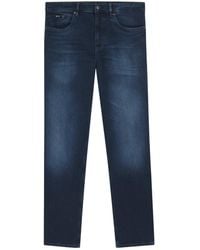 BOSS - Logo-Patch Jeans - Lyst