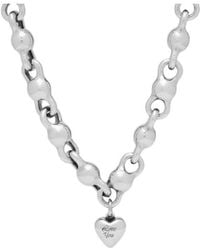 Acne Studios - Heart Choker Necklace - Lyst