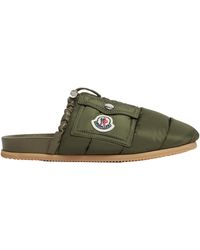 Moncler - Mon Pocket Padded Leather Mules - Lyst