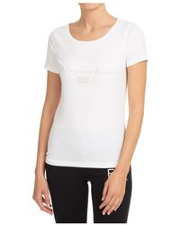 EA7 - Logo Short-Sleeved T-Shirt - Lyst