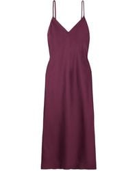 Norma Kamali - Bias Slip Midi Dress - Lyst
