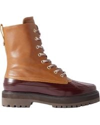 Varley - Color-Block Thick-Soled Lace-Up Boots - Lyst