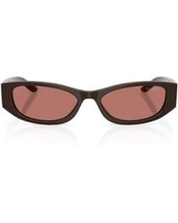 Prada - Geometric-Frame Sunglasses - Lyst