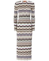 Missoni - Zigzag Knit Midi Dress - Lyst