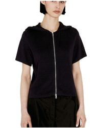 Our Legacy - Knitted Slim Hooded Zip-Up Knitted Cardigan - Lyst