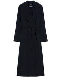 Max Mara - Virgin Wool Poldo Wrap Coat - Lyst