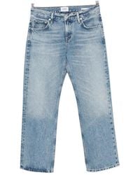 Citizens of Humanity - Faye Faded Straight-Leg Jeans - Lyst
