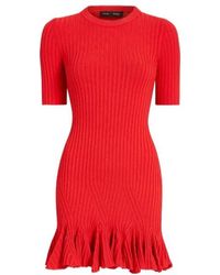 Proenza Schouler - Leandra Ribbed Mini Dress - Lyst