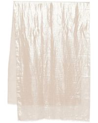 Brunello Cucinelli - Fringed Linen Scarf - Lyst