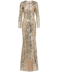 Elie Saab - Embroidered Sequined Tulle Gown - Lyst